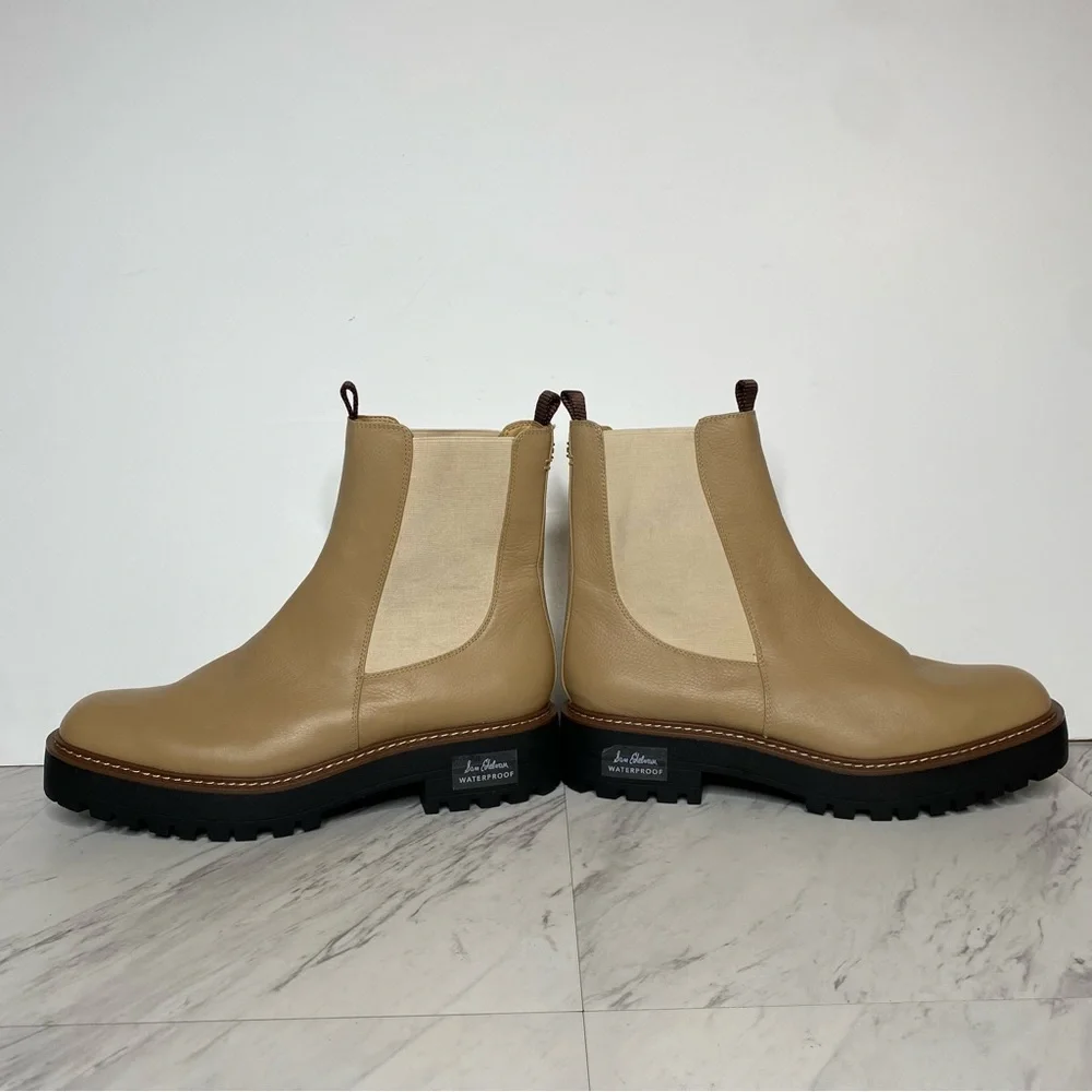 Sam Edelman Laguna Tan Leather Lug Sole Chelsea Boot 11M